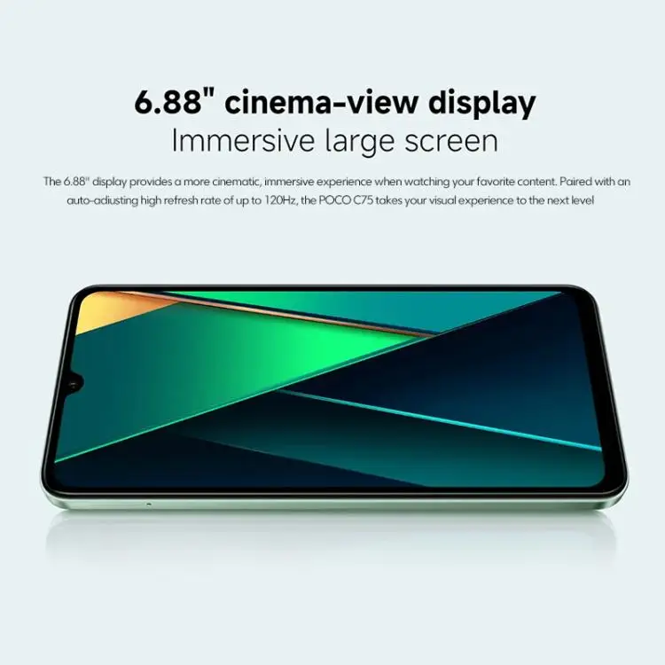 Xiaomi POCO C75 - 4G Smart Phone with 8GB RAM & 256GB Storage